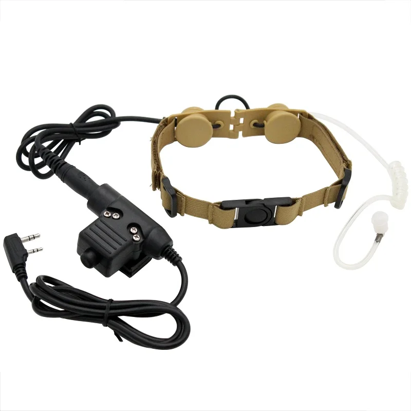 Z Тактический горло Mic Z003 Air Tube гарнитура с U94 PTT для двухстороннего радио BaoFeng UV-5R