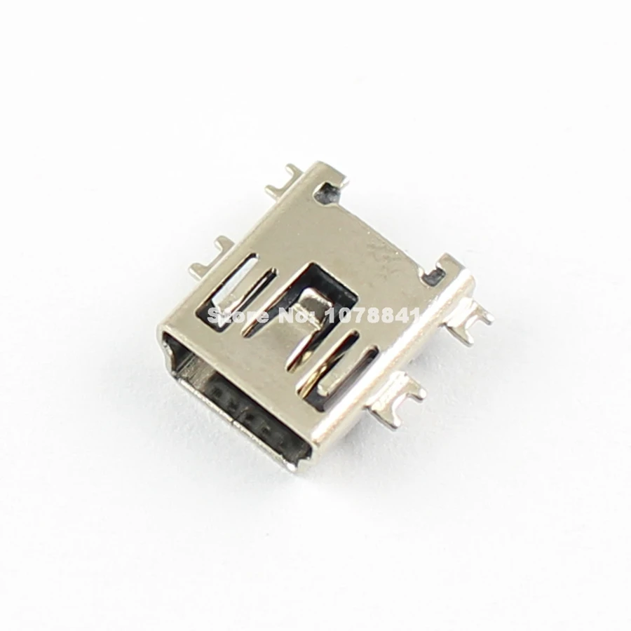 100 шт. мини USB B 5 контактный разъем SMT Панель крепление разъем|connector smt|connector femaleconnector