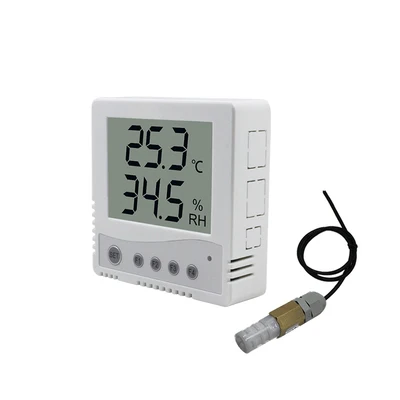 waterproof probe ЖК-дисплей для детей 0-5V 0-10В 4-20mA почвы 24 V Парниковых датчик температуры для морозилки регулятор влажности - Комплект: waterproof probe