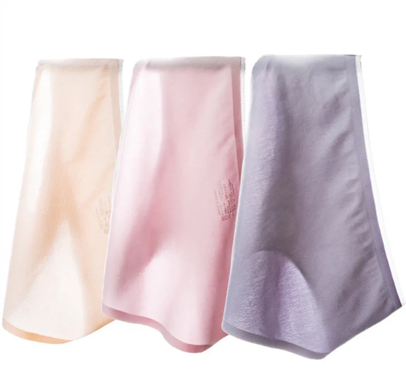 Женское нижнее белье трусики из вискозы с резьбой женское цельное бесшовное |