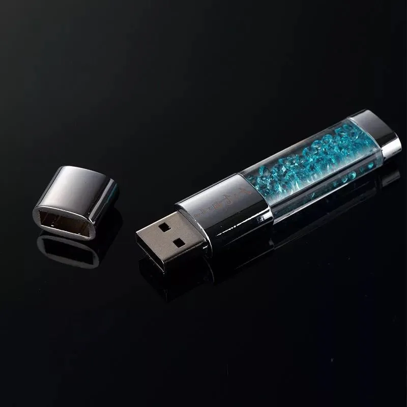 USB диск, 64 ГБ, 4 Гб, металлический флеш-накопитель, 16 ГБ, ювелирное изделие, USB флеш-накопитель, 32 ГБ, Кристальный флеш-накопитель, 8 ГБ, флэш-память, 128 ГБ, специальный логотип, подарок