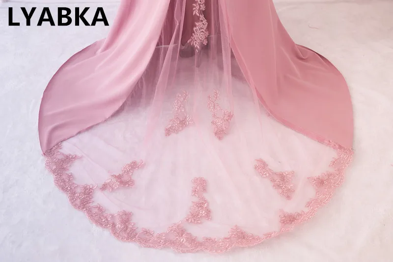 LYABKA длинное вечернее платье в стиле русалки, элегантные вечерние платья, длинное платье для выпускного вечера с поясом