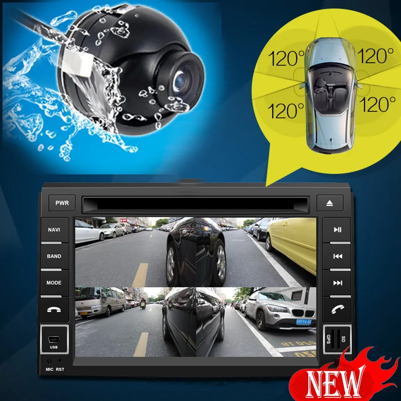 Мини парковка Камера автомобиль 360 градусов заднего вида спереди/сбоку/заднего