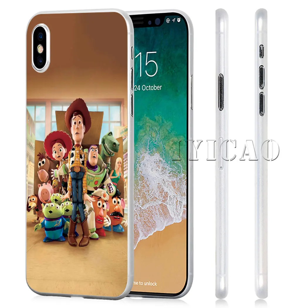 Жесткий чехол IYICAO Toy Story для Iphone 4 4s 5 5S Se 6 7 7plus 8 8Plus X XS MAX XR 6s Plus 11 pro max | Мобильные