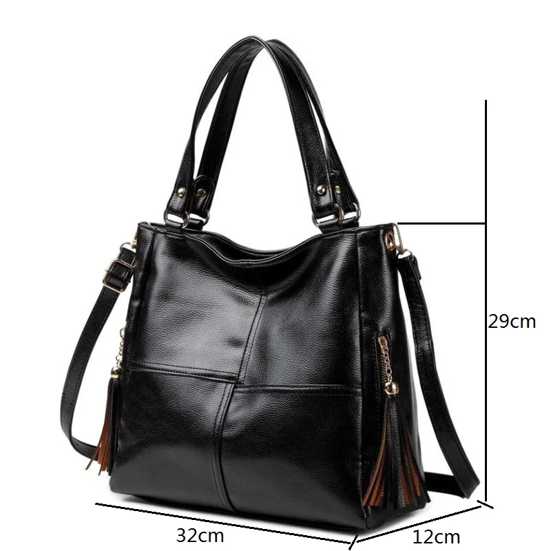 Top Luxury Ms Package Handbags P U Fashion Double Zipper Tassel Shoulder Bags Women Messenger Famous Female Bag | Багаж и сумки