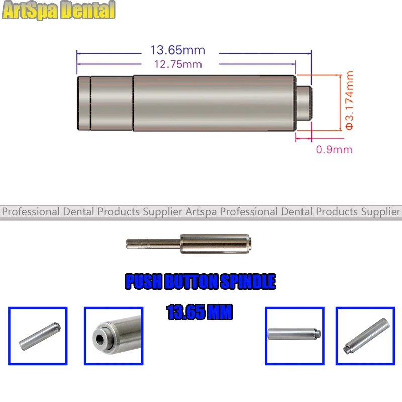 

5pcs 13.65mm Dental Cartridge Rotor Spare Parts Dental Spindle