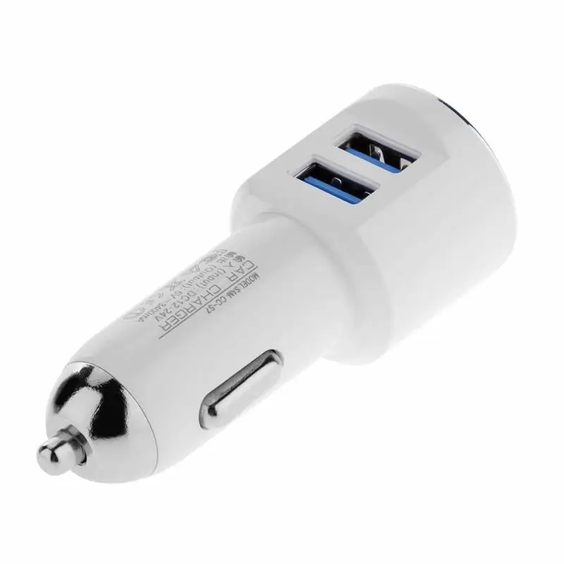 5V 3.1A USB Автомобильное зарядное устройство цифровой светодиодный дисплей телефон Быстрая Зарядка адаптер для iPhone samsung Xiaomi Arrical