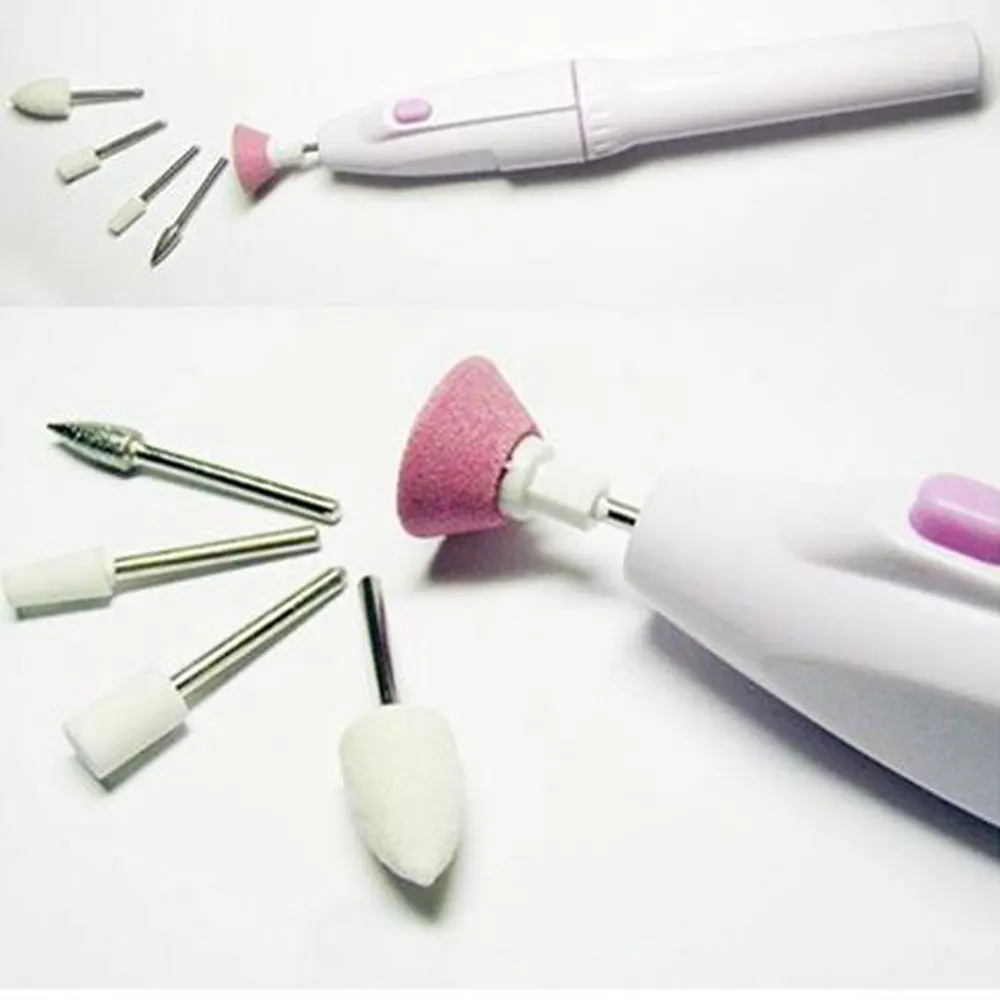 Набор для ухода за ногтями 5 в 1 электрическая машинка набор гелевым наконечником и педикюра автоматические
