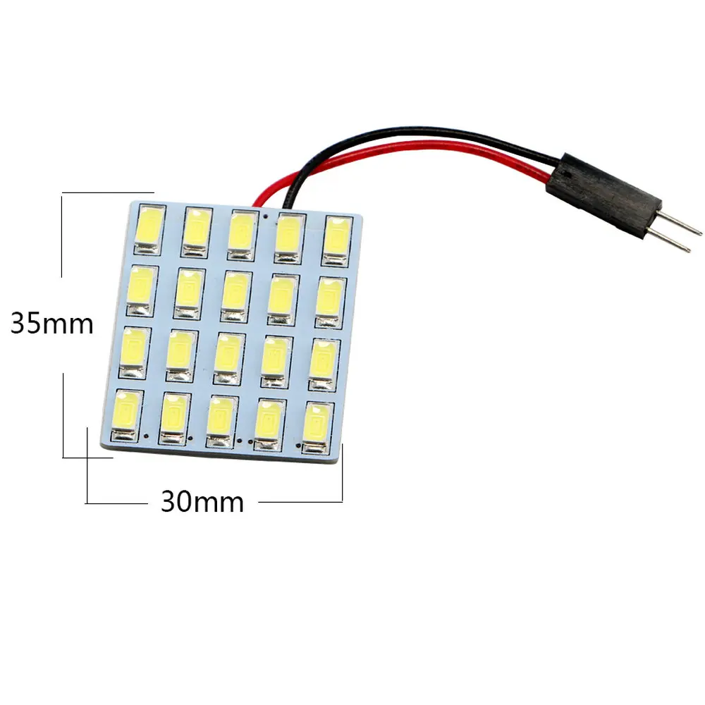 YM E-Bright 4 шт панель 5730 20 SMD Автомобильные светодиодные лампы 12V интерьерные с T10 +