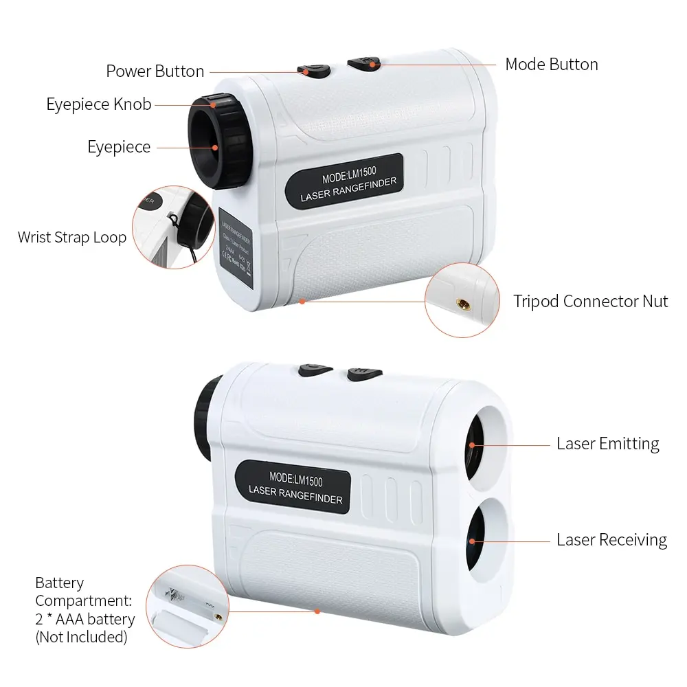 Лазерный дальномер для гольфа 600 1500 м|Лазерные дальномеры| |