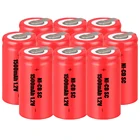 Аккумуляторы SC 10 шт., перезаряжаемые батарейки 1,2 в, 1500 мАч