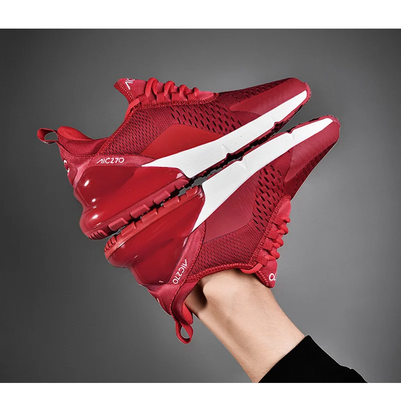 Новая спортивная обувь для мужчин беговые кроссовки для женщин Air Sole дышащая сетка на шнуровке для тренировок на открытом воздухе Фитнес Спортивная черная обувь