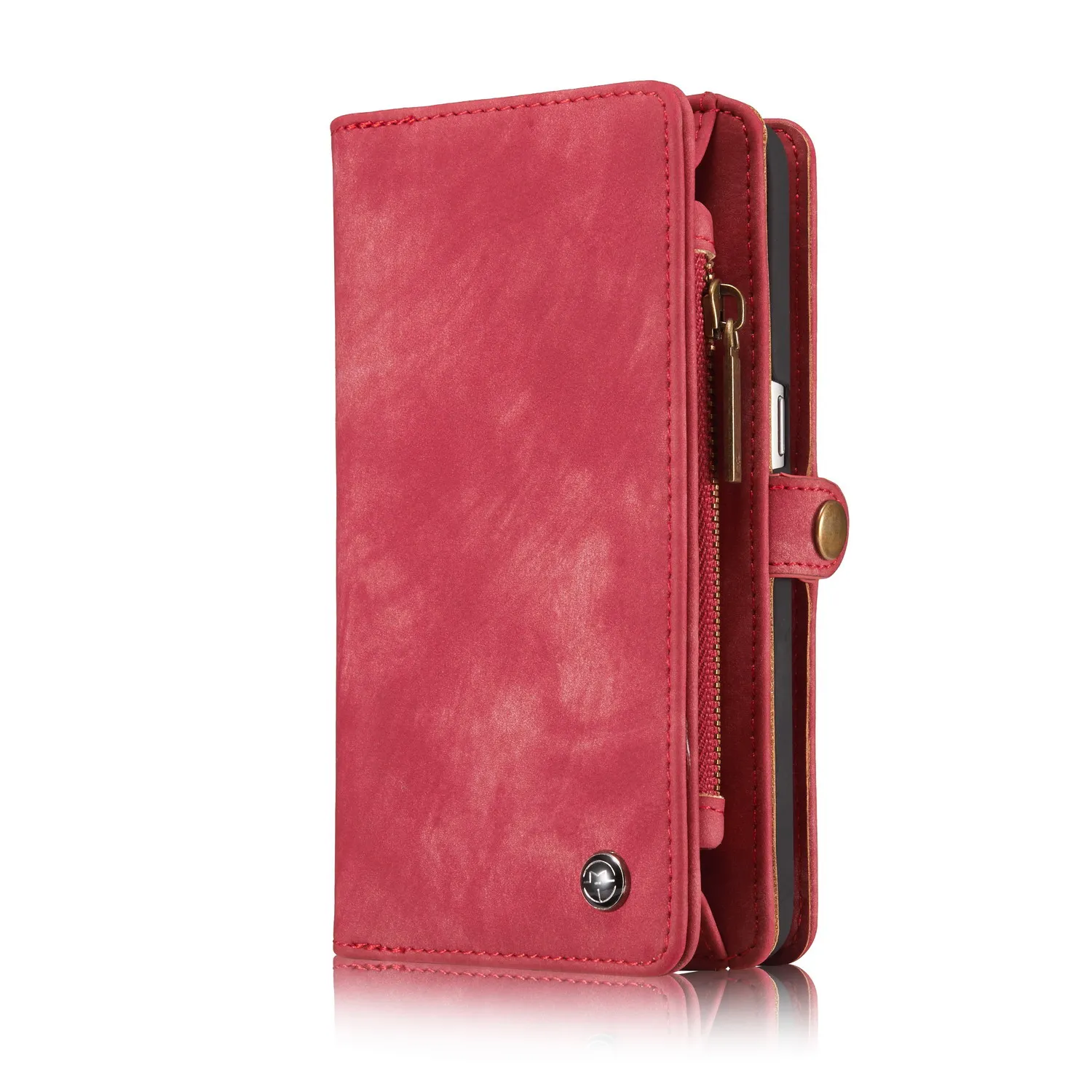 luxury cover Retro Leather Case for Samsung S7 Zipper Wallet Multifunction Magnetic Phone Cover edge bag | Мобильные телефоны и