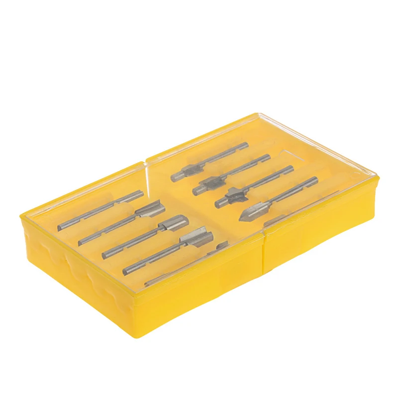 

10 шт. 1/8 "3 мм фасонные фрезы HSS дерева фреза подходит Rotary Tool Set