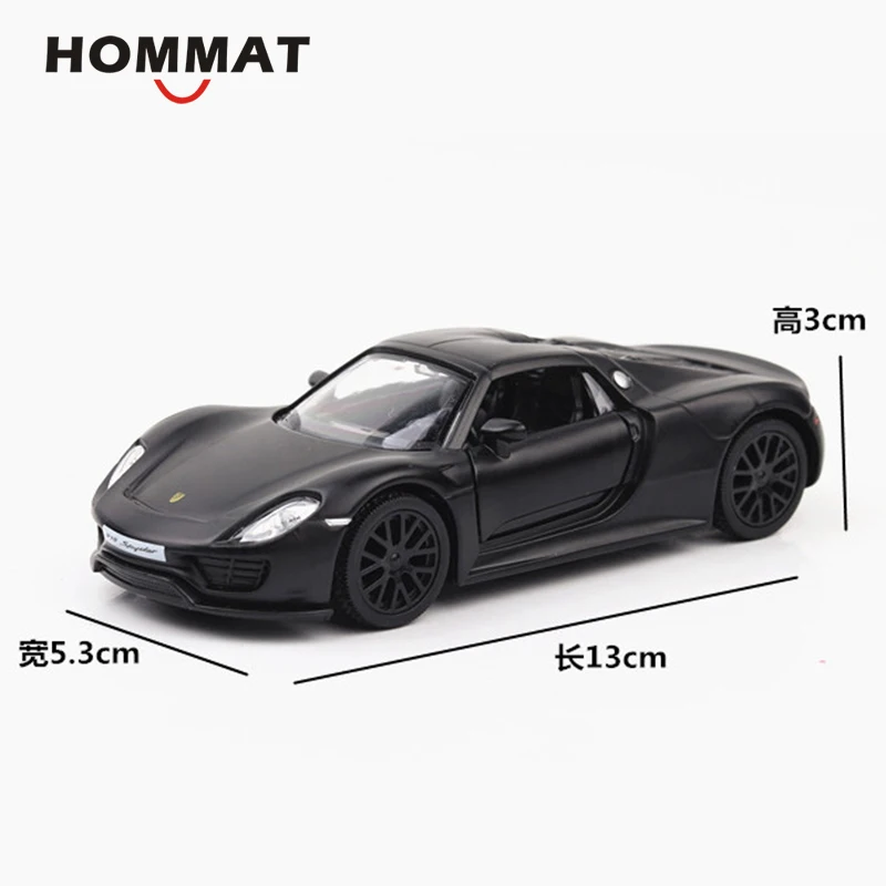 Модель HOMMAT масштаб 1:36 918 Спортивная модель автомобиля Spyder из сплава литой и