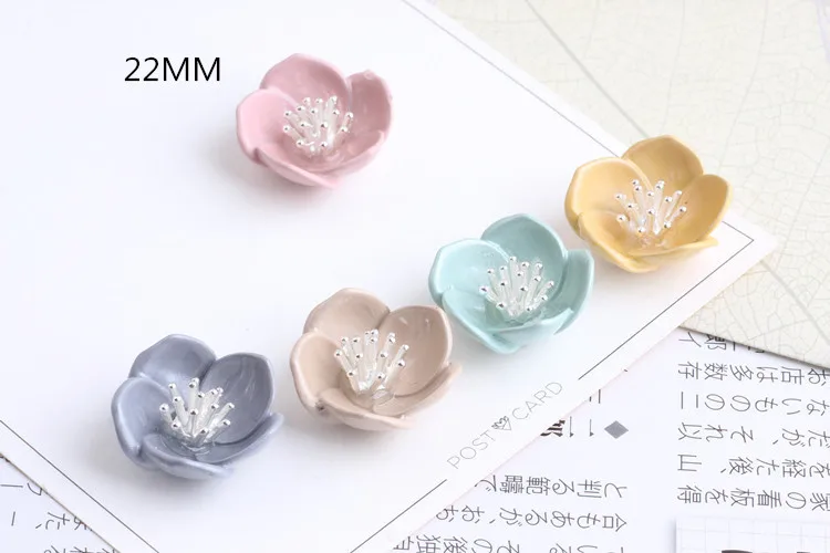 Diy jewelry finding 30pcs/lot colorful alloy drop oil flowers shape cartoon Stamens daisy metal fashion charms | Украшения и