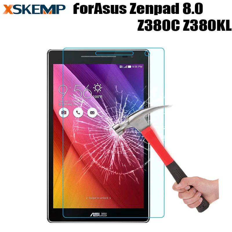 XSKEMP ультра прозрачная защита для ASUS ZenPad 8 0 Z380C Z380KL планшет Закаленное стекло