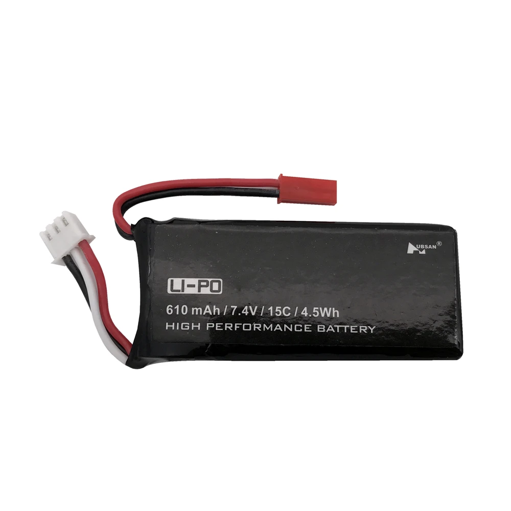 Оригинальный Hubsan X4 H502S H502E 7 4 V 610mAh литий-полимерный аккумулятор 15C 4.5WH батарея с usb