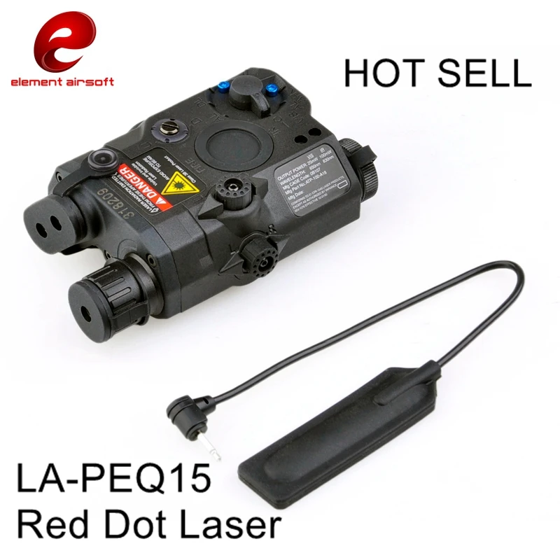 Element Airsoft PEQ-15 пистолет винтовка светильник тактический флэш-светильник Softair IR красный лазерный охотничий светильник оружейный светильник PEQ15 EX276