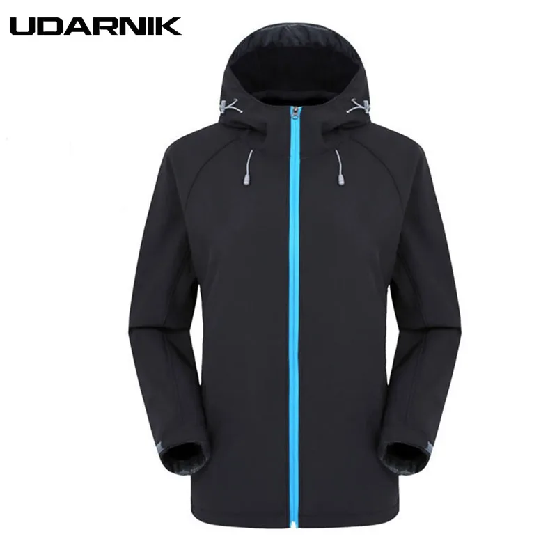 Sólido com Capuz Cabolsas à Prova de Vento Cabolsa Preto Casual Masculino Colarinho Zíper Impermeável Corrida Esportes Outwear Outono Inverno 226-325