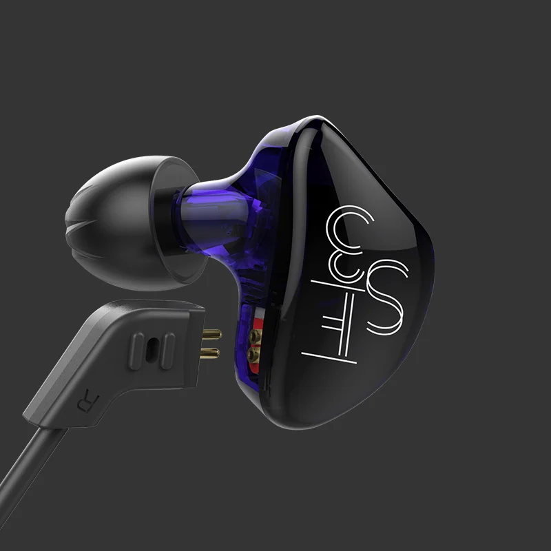 Гибридные динамические и сбалансированные наушники KZ ES3 DD + BA Hi-Fi стерео