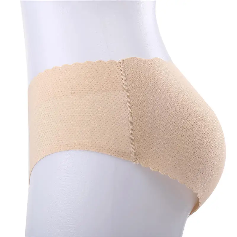 Для женщин Анальная пробка трусики с подтягивающим эффектом трусики Body Shaper поддельные хип Утягивающее нижнее белье трусы прикладом мягкий кокетливые женские трусики Прямая