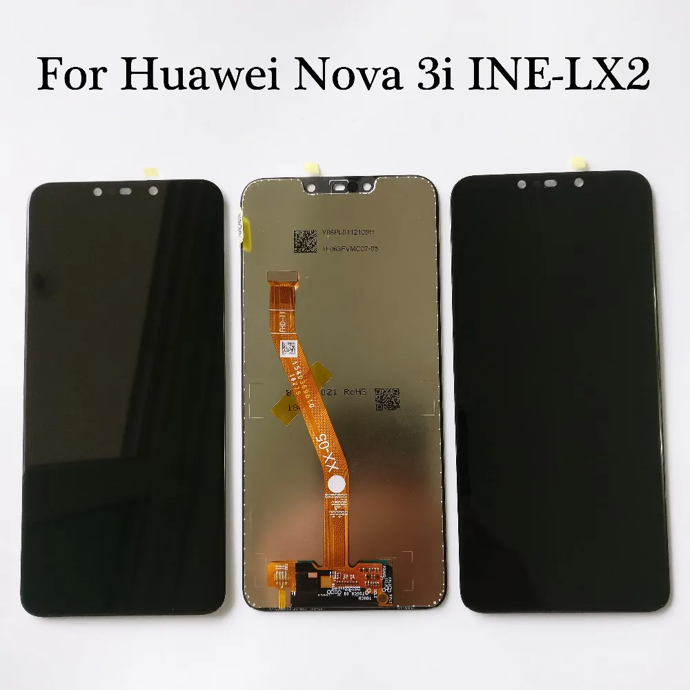 100% протестированный 6 3 дюймовый новый для Huawei Nova 3i Nova3i INE LX2 ЖК дисплей сенсорный