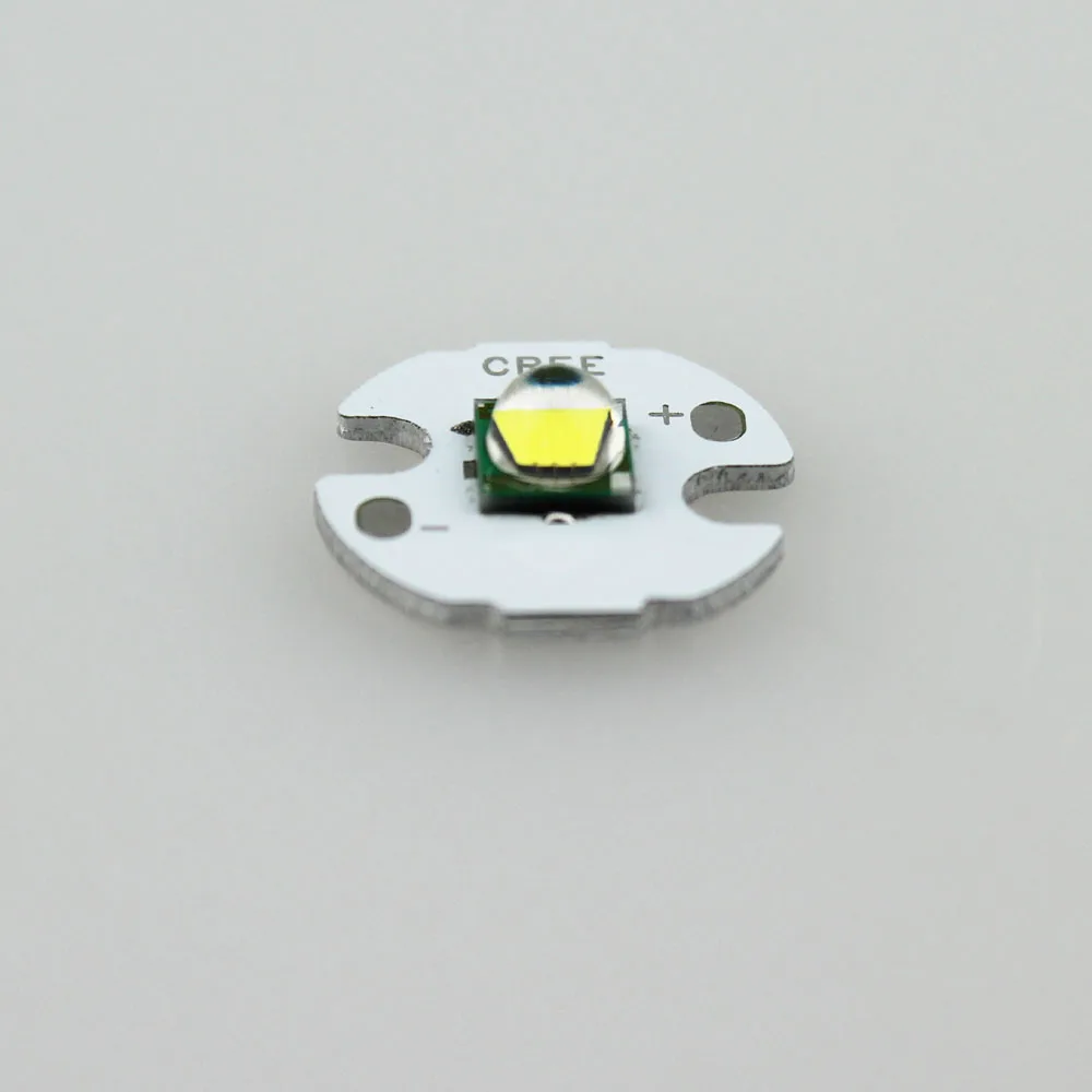 Светодиодный эмиттер холодного белого света CREE XML U3 с алюминиевой нагревательной