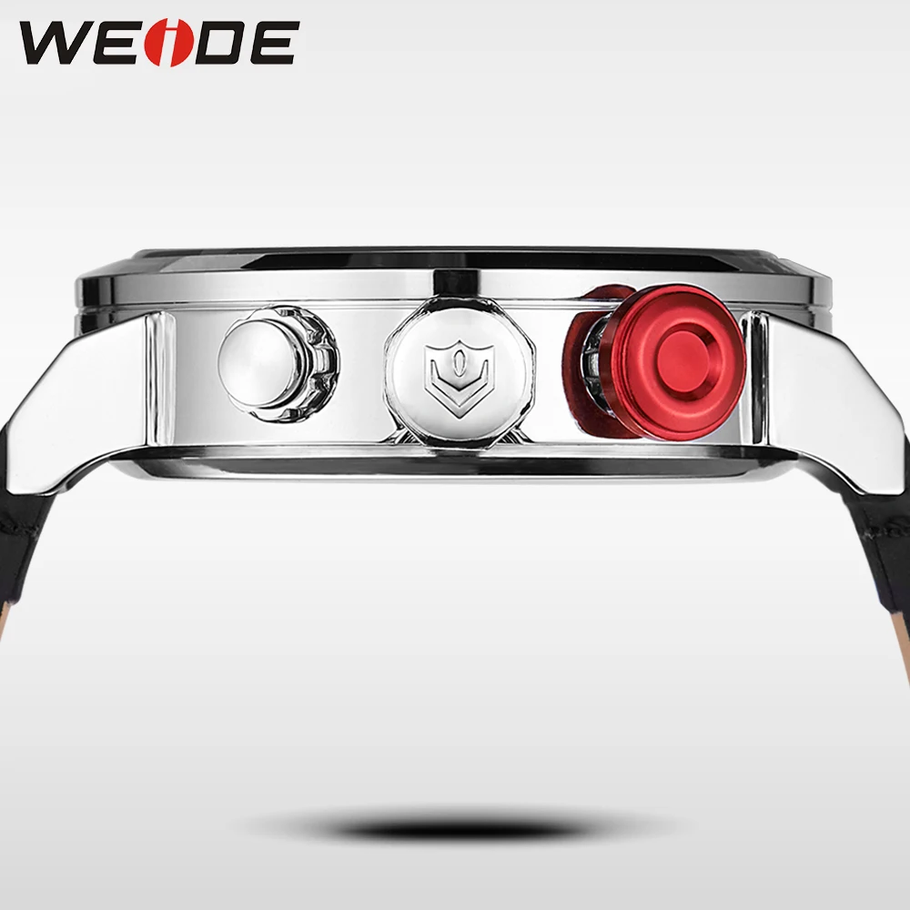 WEIDE Роскошные часы для мужчин спортивные светодиодные цифровой автоматический
