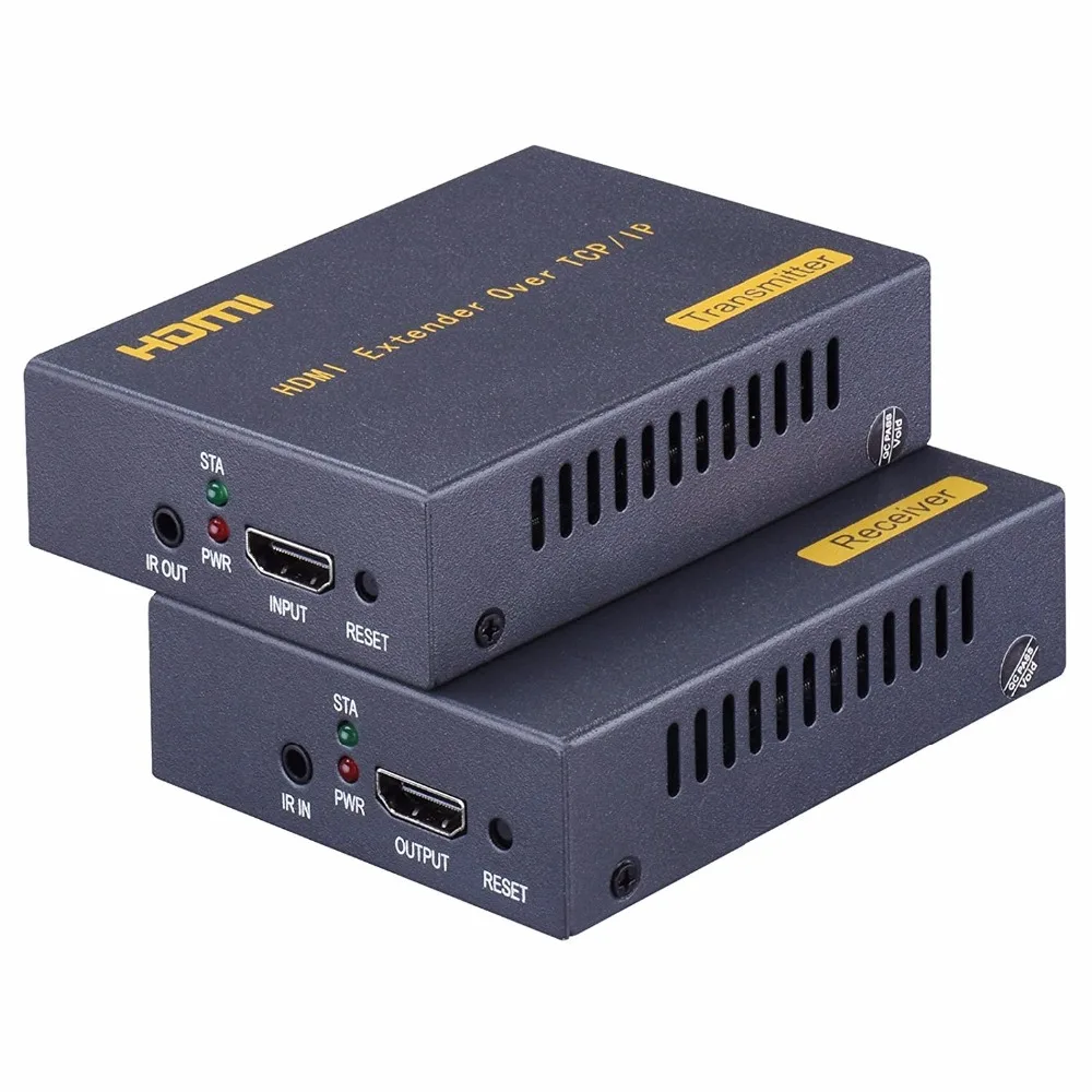 Удлинитель HDMI по IP ZY DT103A 150 м с ИК через UTP/STP CAT5e CAT6 Rj45 кабель 1080P удлинитель