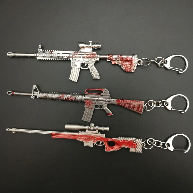 2018 хит Новинка PUBG FPS игровой плеер неизвестная битва поле 3D брелок оружие есть