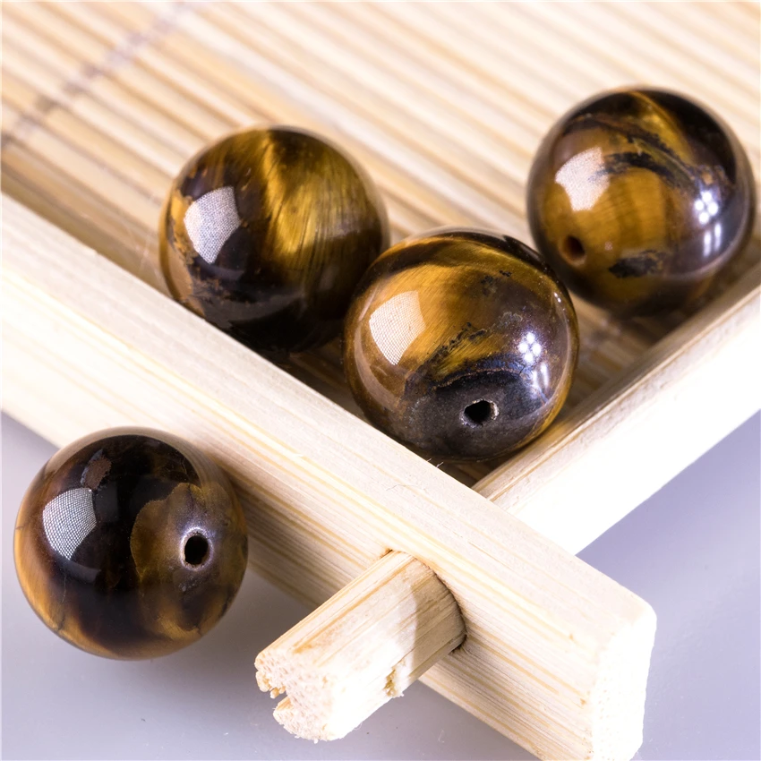 Натуральные круглые желтые тигровые глазки бриллианты для изготовления