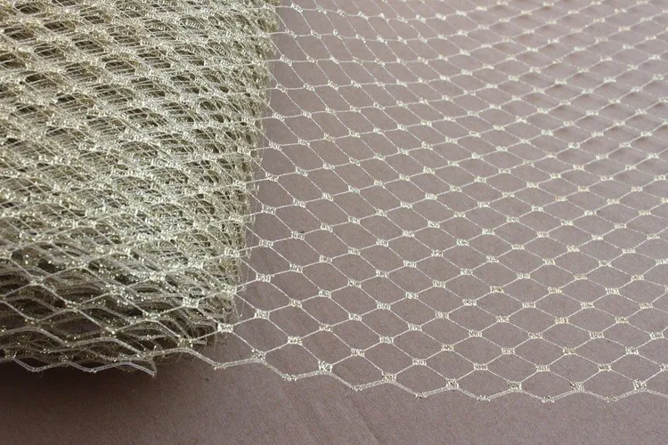 10 ярдов/партия Вуалетка для шляпы 9 дюймов (22 см)|silver metallic|fabric silverfabric for |