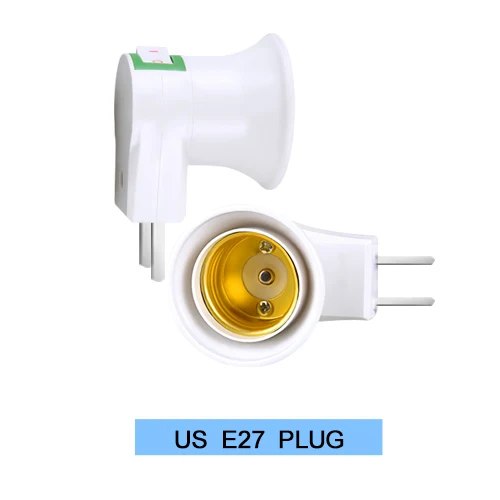 E27 светодиодный расширения держатель лампы удлинитель адаптер ЕС США Plug светодиодный разъем ампулы E27 светодиодный светильник база 6/9/15/20/30/35/60 см - Цвет: US Plug