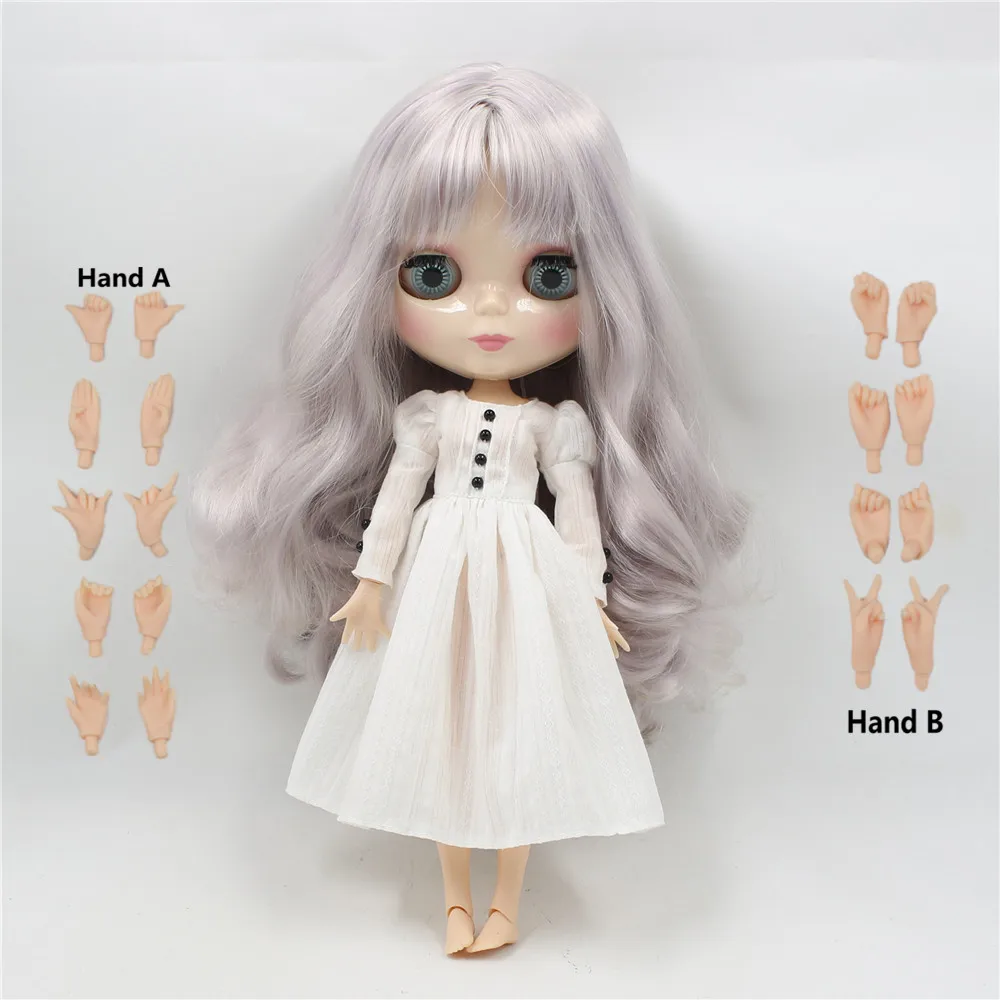 Кукла ICY DBS Blyth Обнаженная кукла фабрика blyth фиолетовый микс серебряные волосы