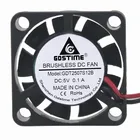 Gdstime 20 шт. 5 в Dupont DC вентилятор охлаждения 25 мм x 7 мм маленький микро Blushless кулер 25x25x7 мм мини Радиатор 2,5 см 2507