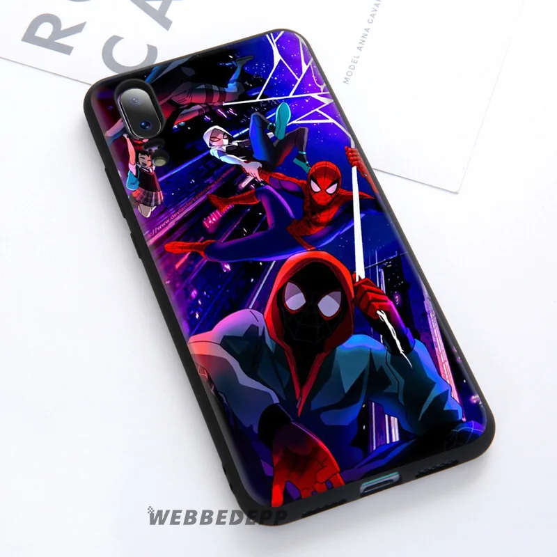 Мягкий чехол Человек-паук в стиле Паук для Huawei P30 P20 Pro P10 P9 Lite 2017 P Smart 2019 и Nova 3 3i Y9 |