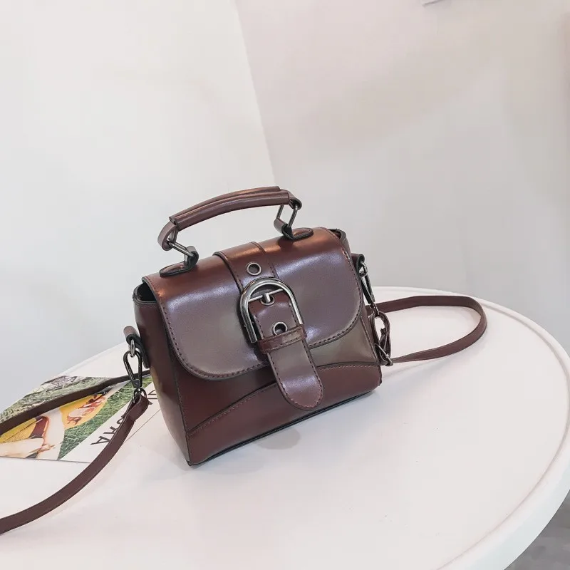 Женская сумка мессенджер YBYT винтажная Повседневная через плечо из искусственной