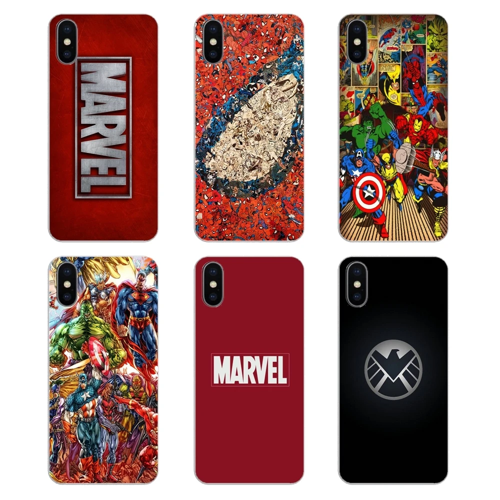 Для Huawei Honor 8 8C 8X 9 10 7A 7C Mate 20 Lite Pro P Smart Plus мягкие чехлы Чехлы Мстители из комиксов Marvel