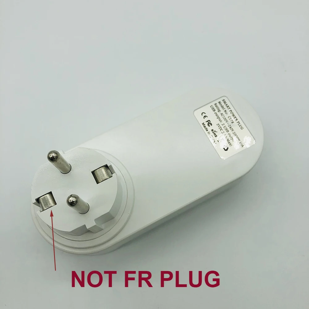 Smart Wi Fi мощность розетка с USB Дистанционное управление приложение таймер функция
