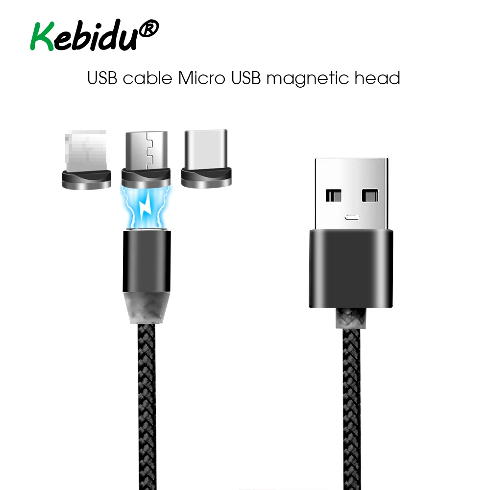 1 м Магнитный зарядный кабель Micro USB для IPhone XR XS Max X магнитное зарядное устройство