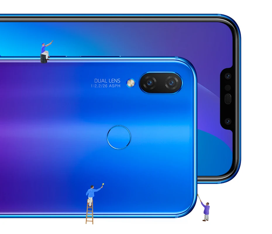 Huawei Nova 3i глобальная версия 4GB 128GB смартфон 6 3 &quot3340 mAh 24MP 4 * Камера Kirin 710 мобильный