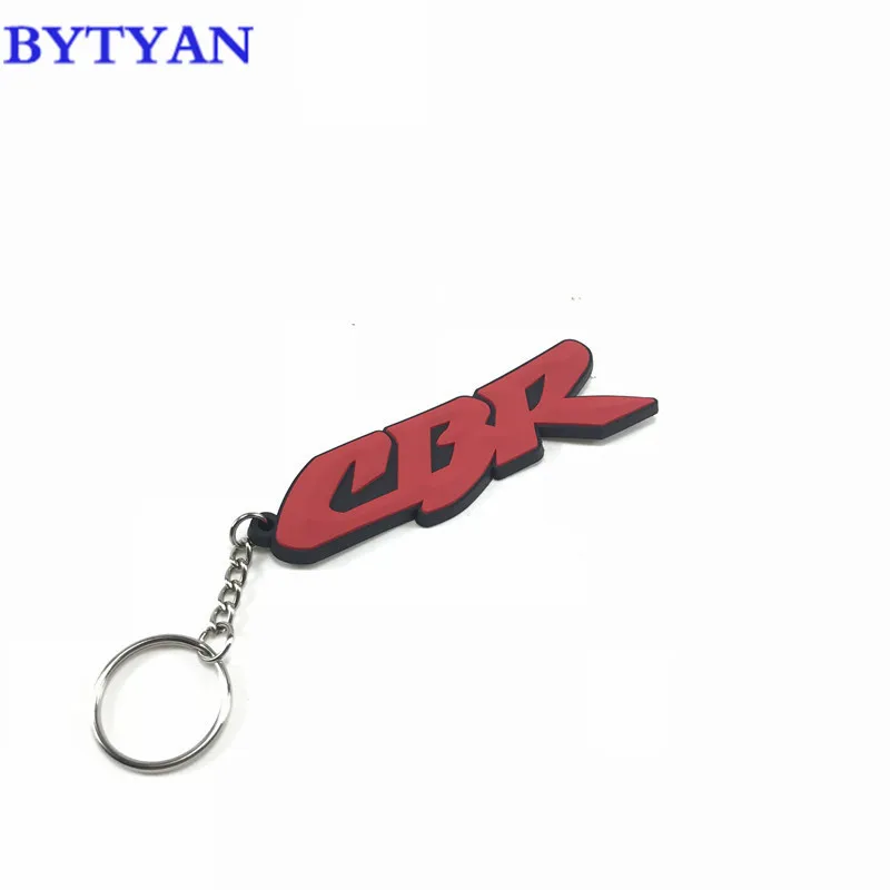 Bytyan мотоцикл Мягкий Каучуковый брелок для ключей/от автомобиля с логотипом HONDA CBR