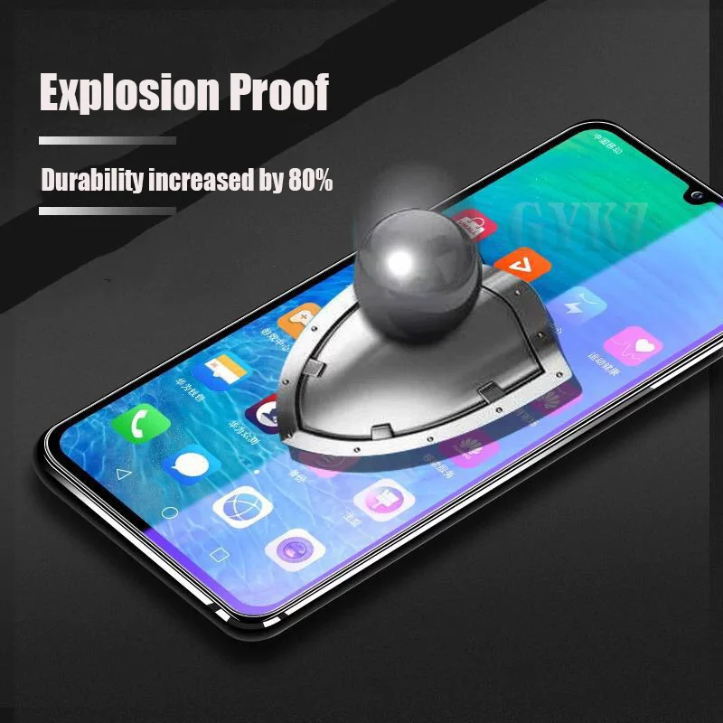 2 шт. закаленное стекло на весь экран для Huawei P30 lite защита экрана взрывозащищенное