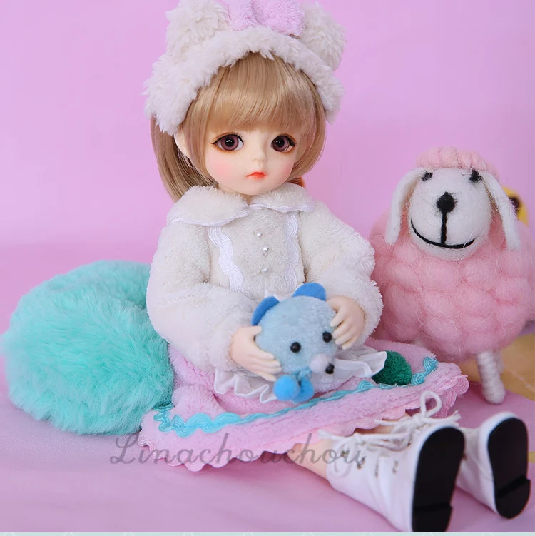 Новое поступление LinaChouchou хлопок конфеты крем bjd sd кукла для девочек День рождения Рождество Лучшие подарки