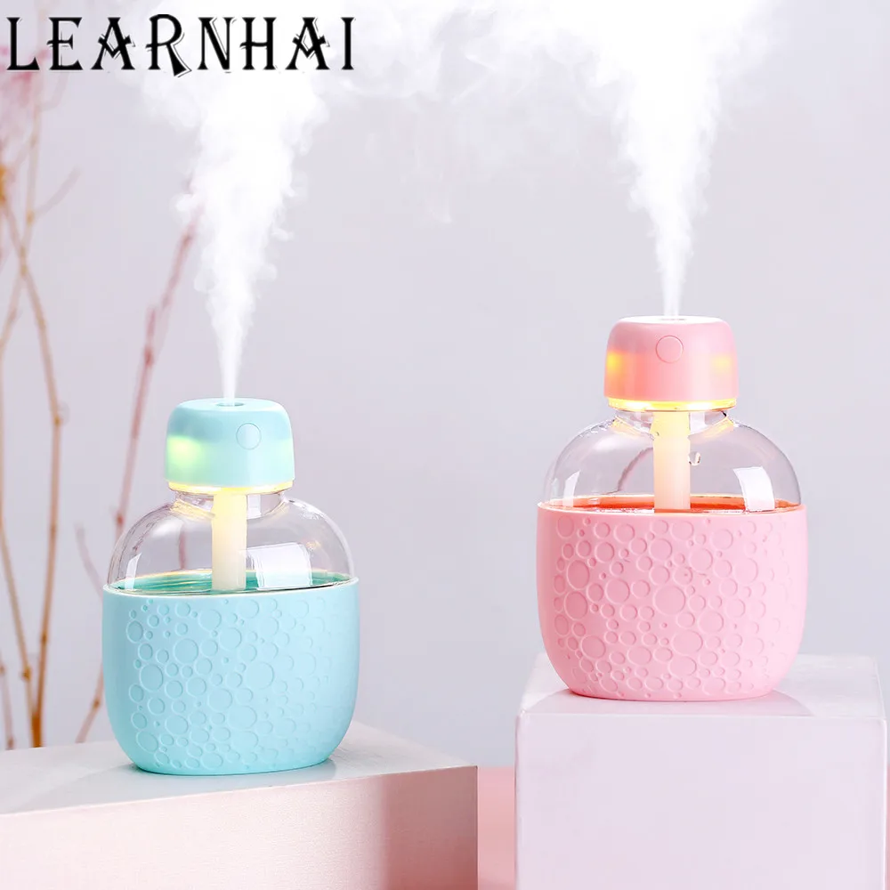 

LEARNHAI Home Aroma Humidifier Air Diffuser Electric Ultrasonic LED Kettle Humidifier Use For Bedroom Reading Room Car Camping