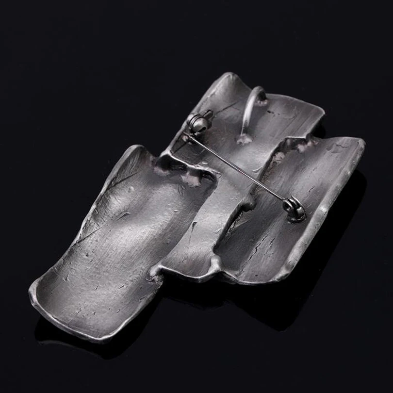 Винтажные крупные Броши неправильной геометрической формы Корсажная модная