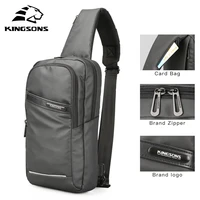 kingsons new 10 chest bag high quality crossbady bags single shoulder strap back pack business travel casual bags hot sale