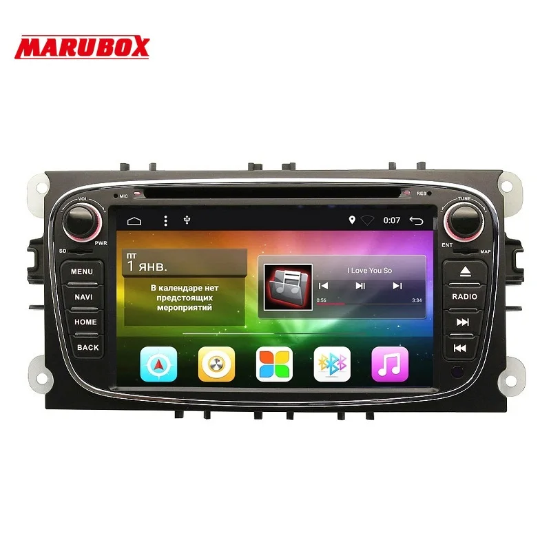 Штатная магнитола MARUBOX M600A4 для Ford Mondeo Focus 2 S max головное устройство на ОС Android 6.0.1