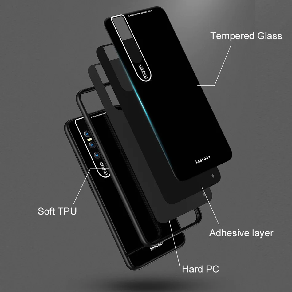 V15 Leica чехол с закаленным стеклом для объектива Vivo Pro Роскошная блестящая